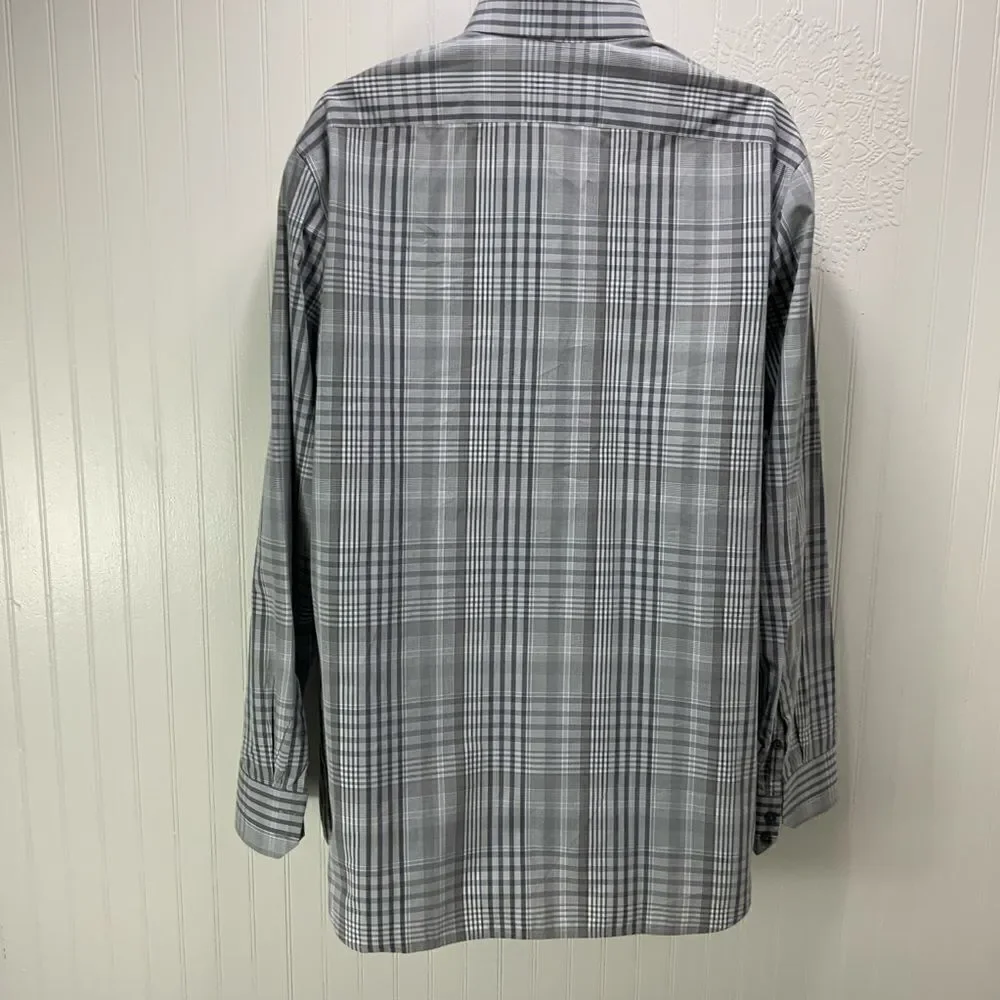 BANANA REPUBLIC mens 2 ply 100% cotton dress shirt